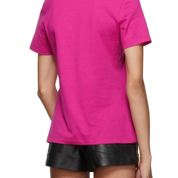 Versace 90s Logo T-shirt , pink IT size 40 - Picture 2 of 4